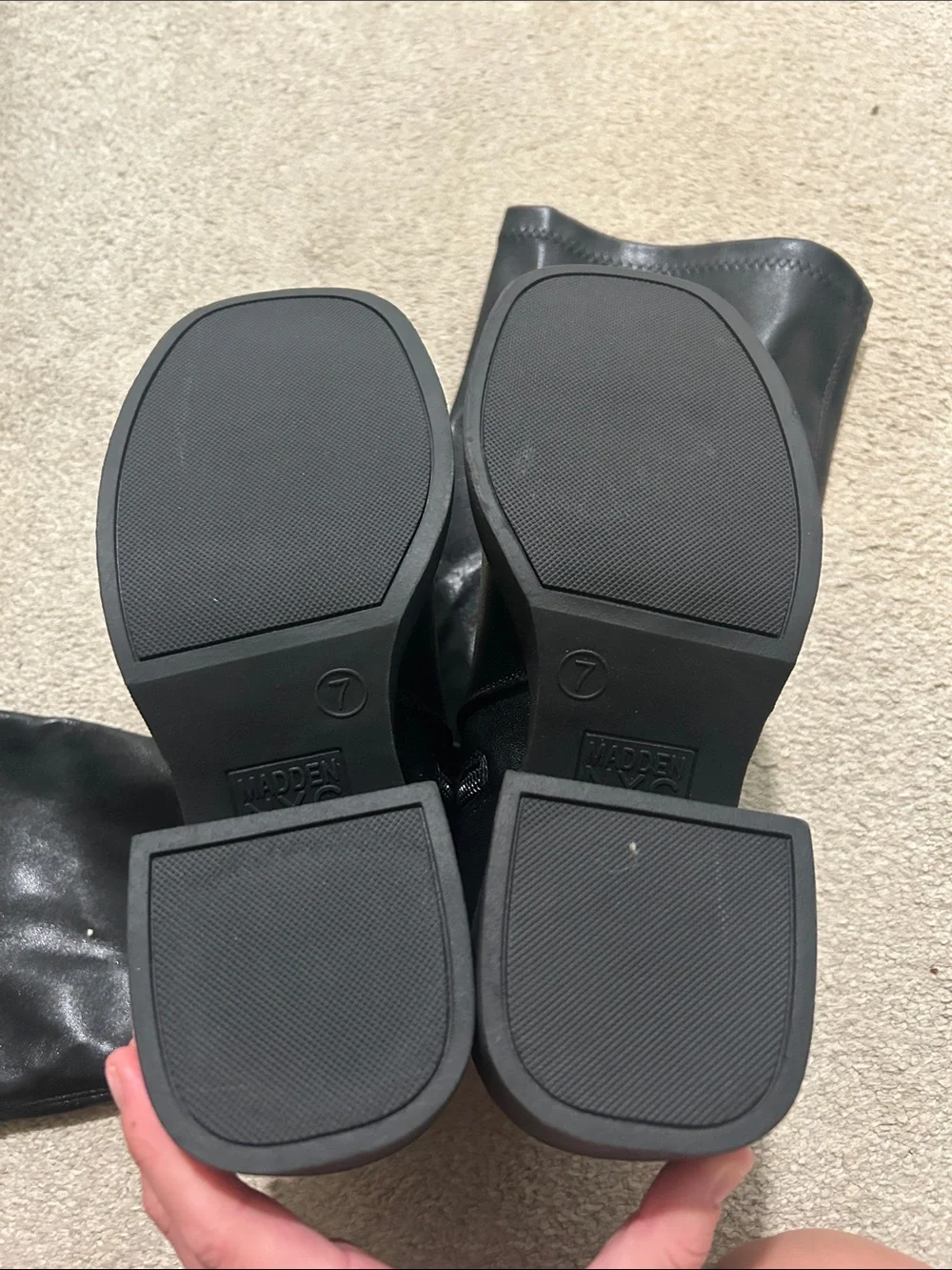 Black Platform Boots - Picture 2 of 3